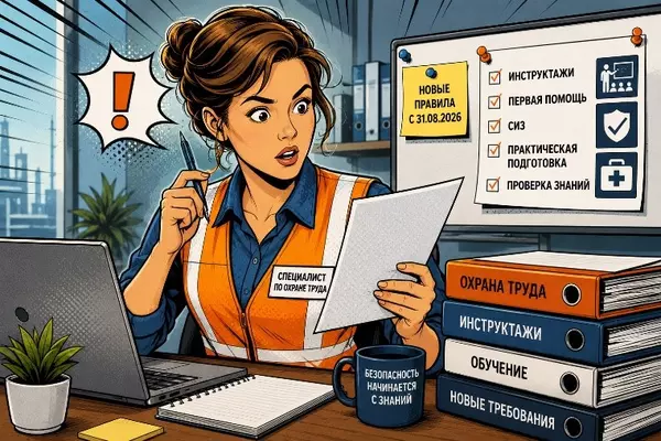 Изменения в обучении по охране труда с 31 августа 2026 года: главное для работодателя